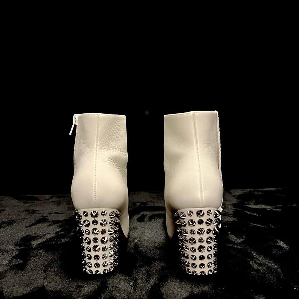 Christian Louboutin white heel booties, 37 - Picture 3 of 10